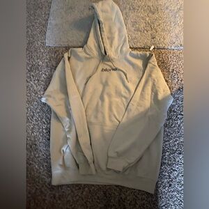 Tan Frank Ocean "blond" Hoodie, never worn, comfy, SIZE LARGE